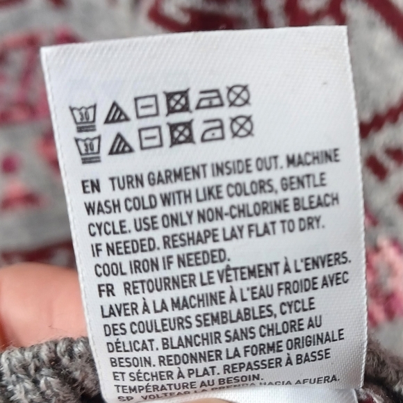 American Eagle Outfitters Women’s Cotton Southwest Knit Boho Hoodie Size Medium - Picture 8 of 10